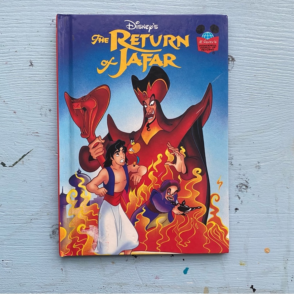 90s Vintage Disney Aladdin The Return of Jafar Book